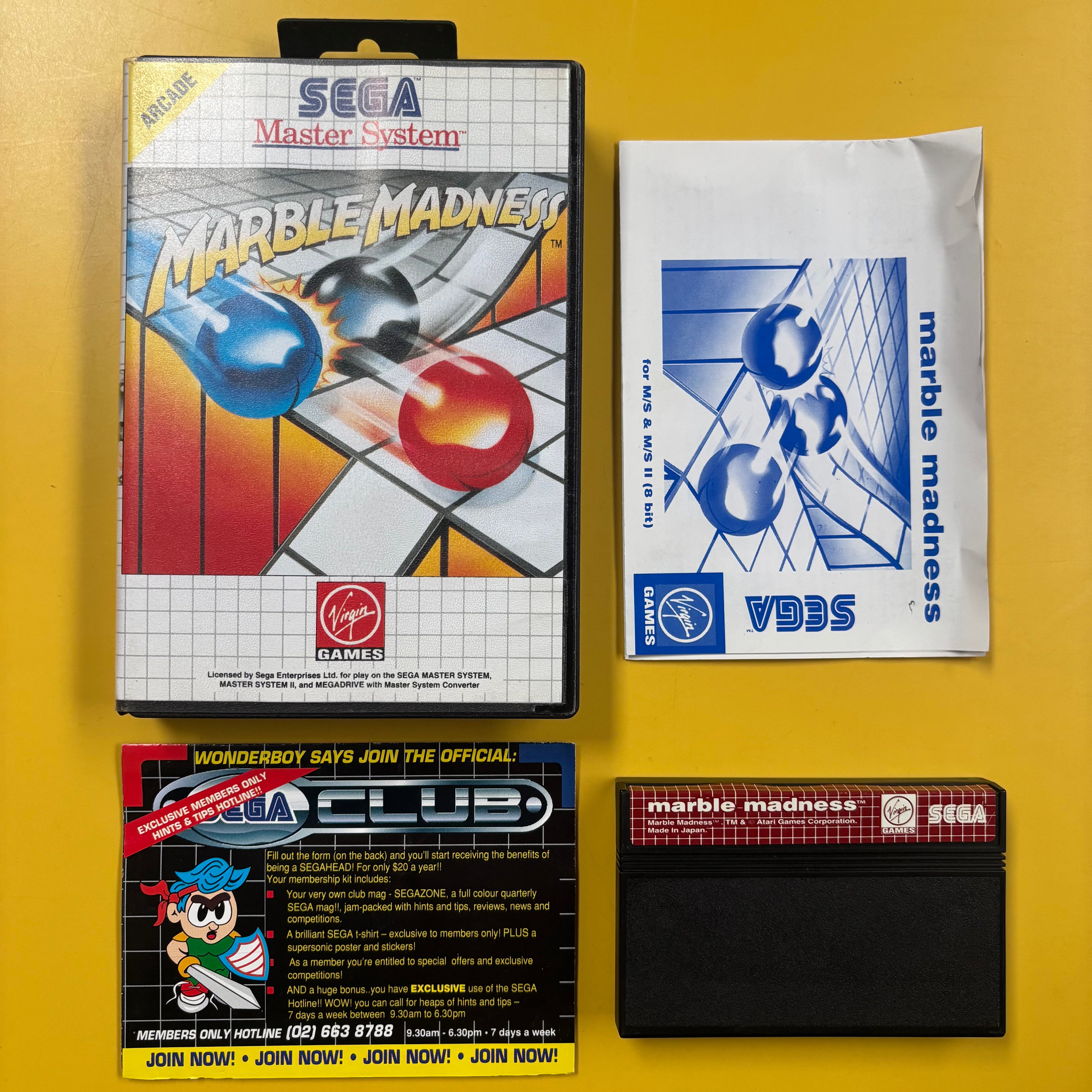 Sega Master System - Marble Madness
