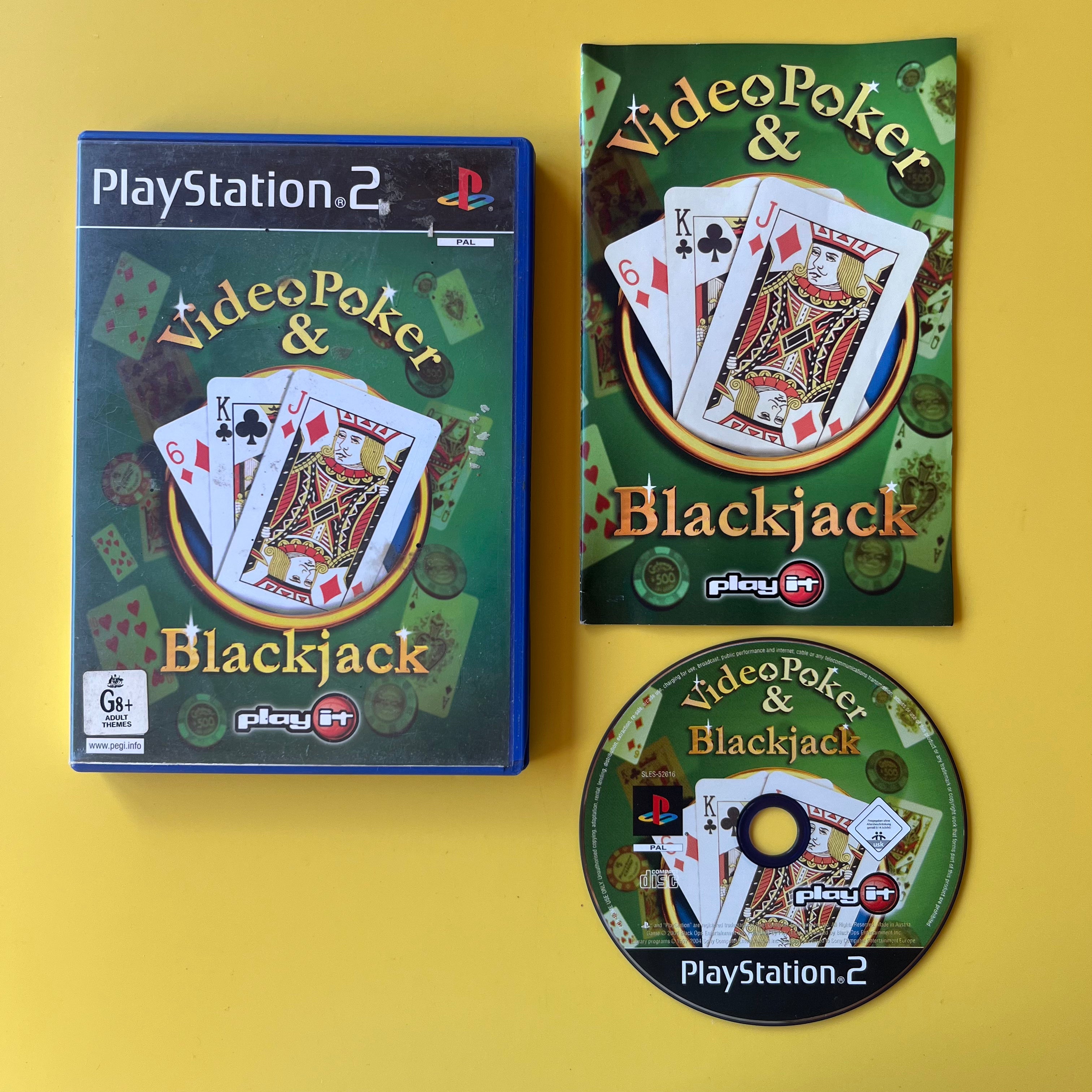 PS2 - Video Poker &amp; Blackjack