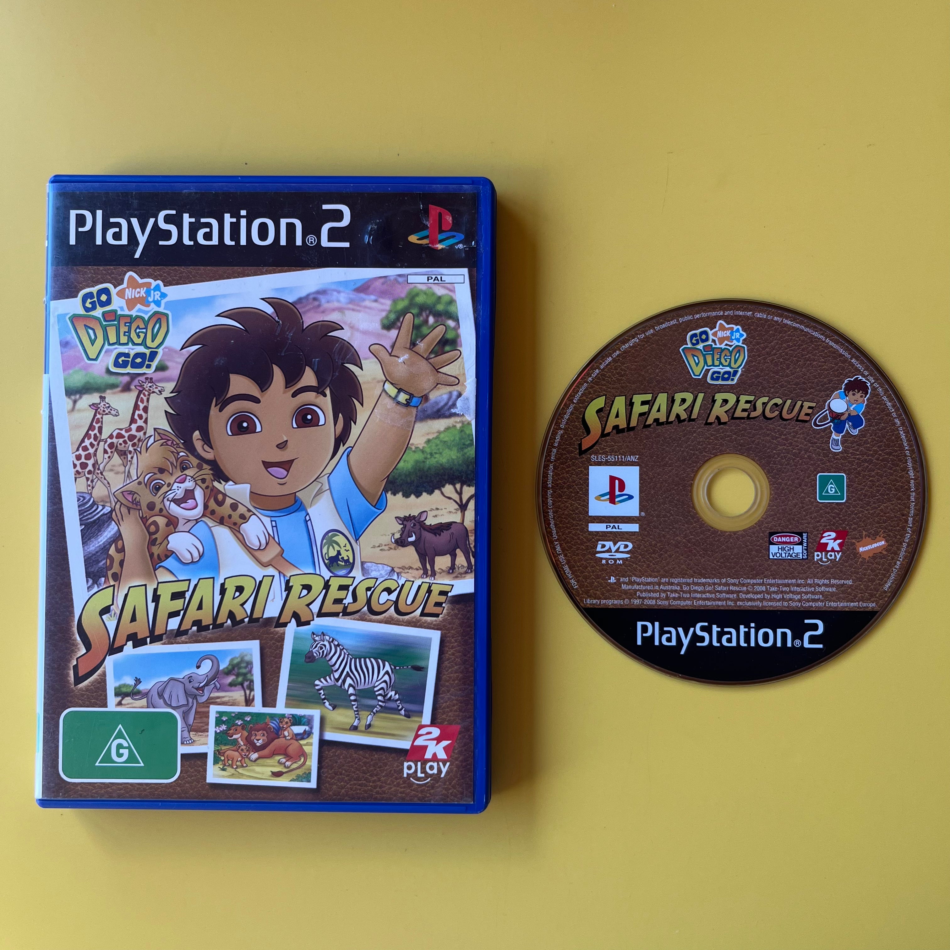 PS2 - Go Diego Go! Safari Rescue