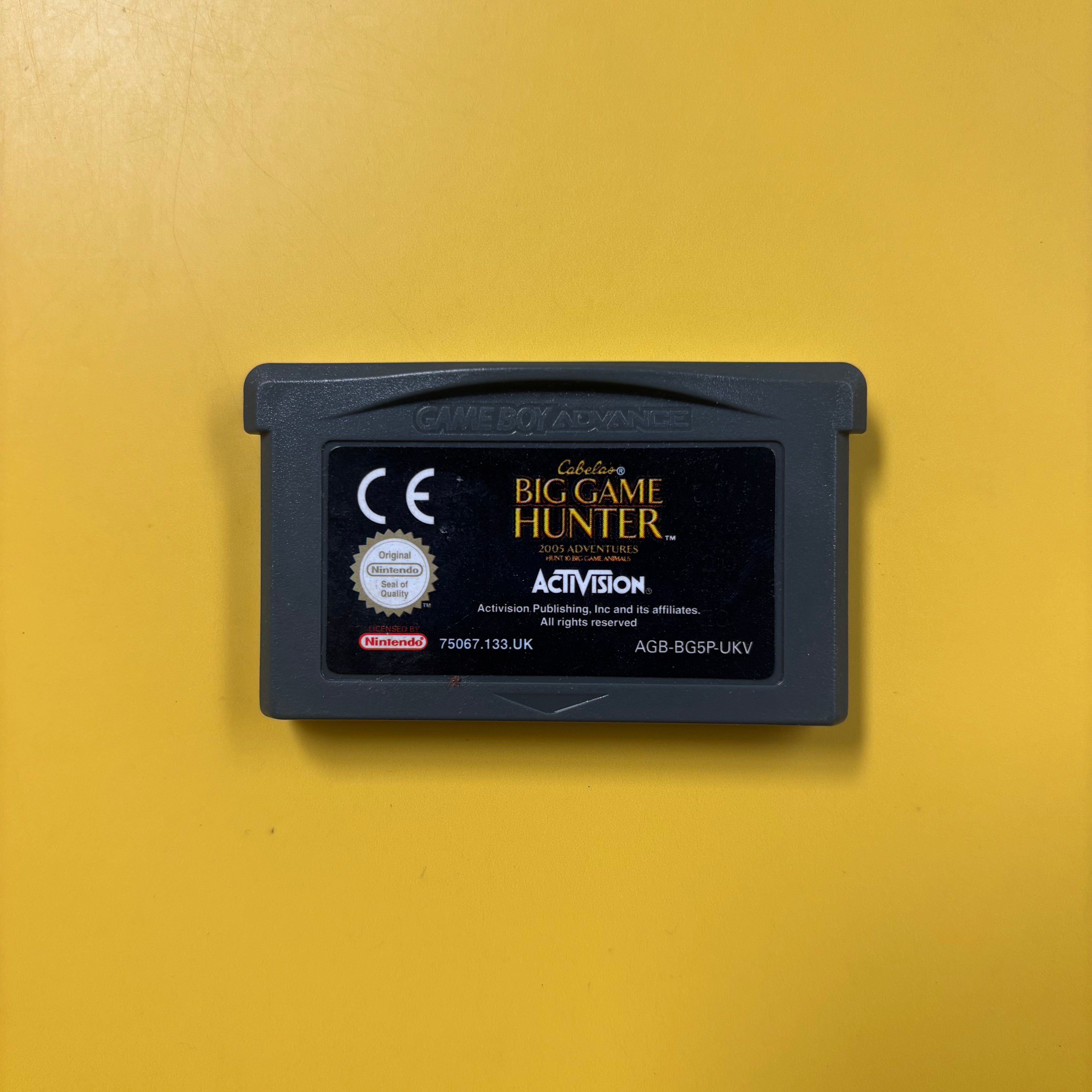 Game Boy Advance - Cabela’s Big Game Hunter