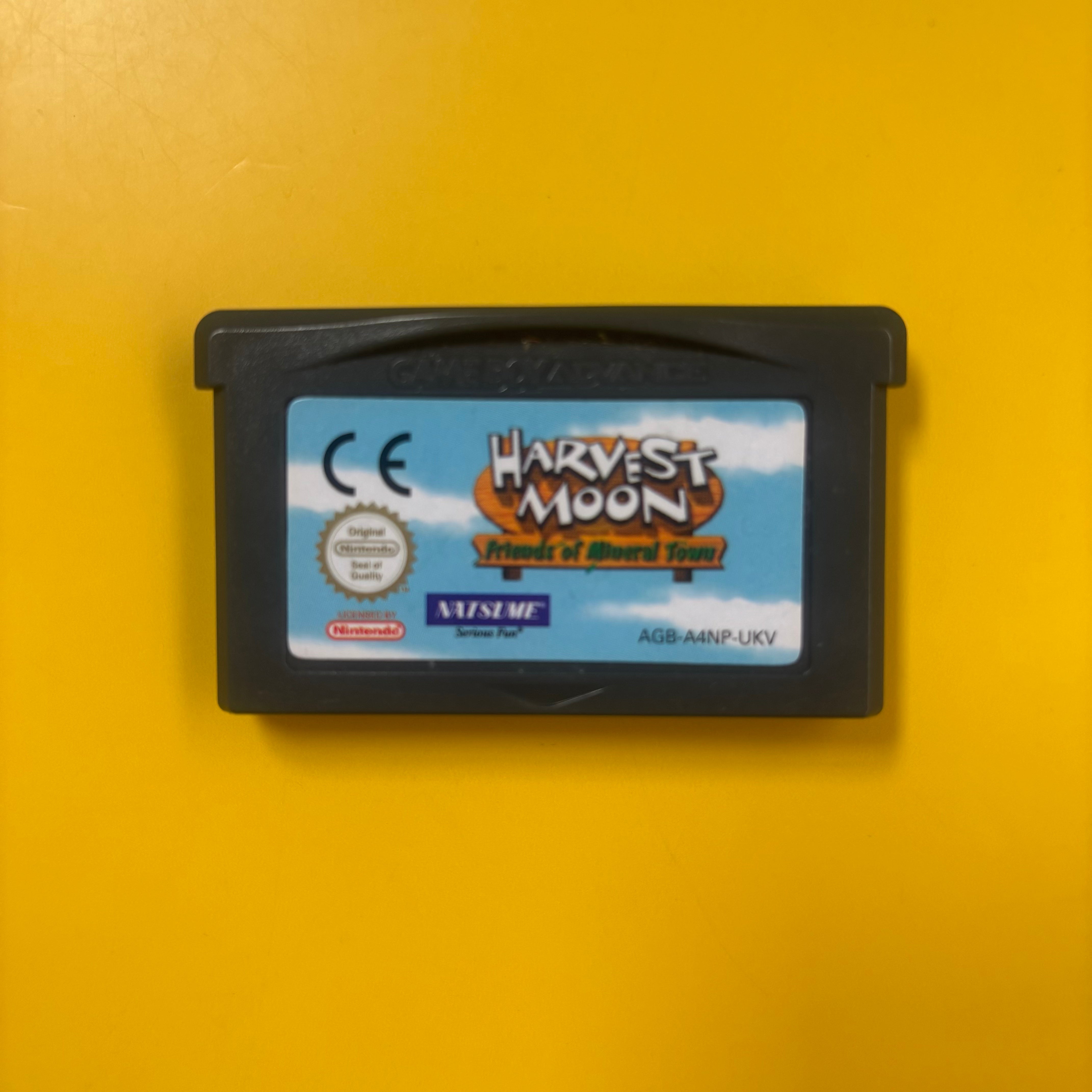 Game Boy Advance - Harvest Moon Friends of Mineral Town