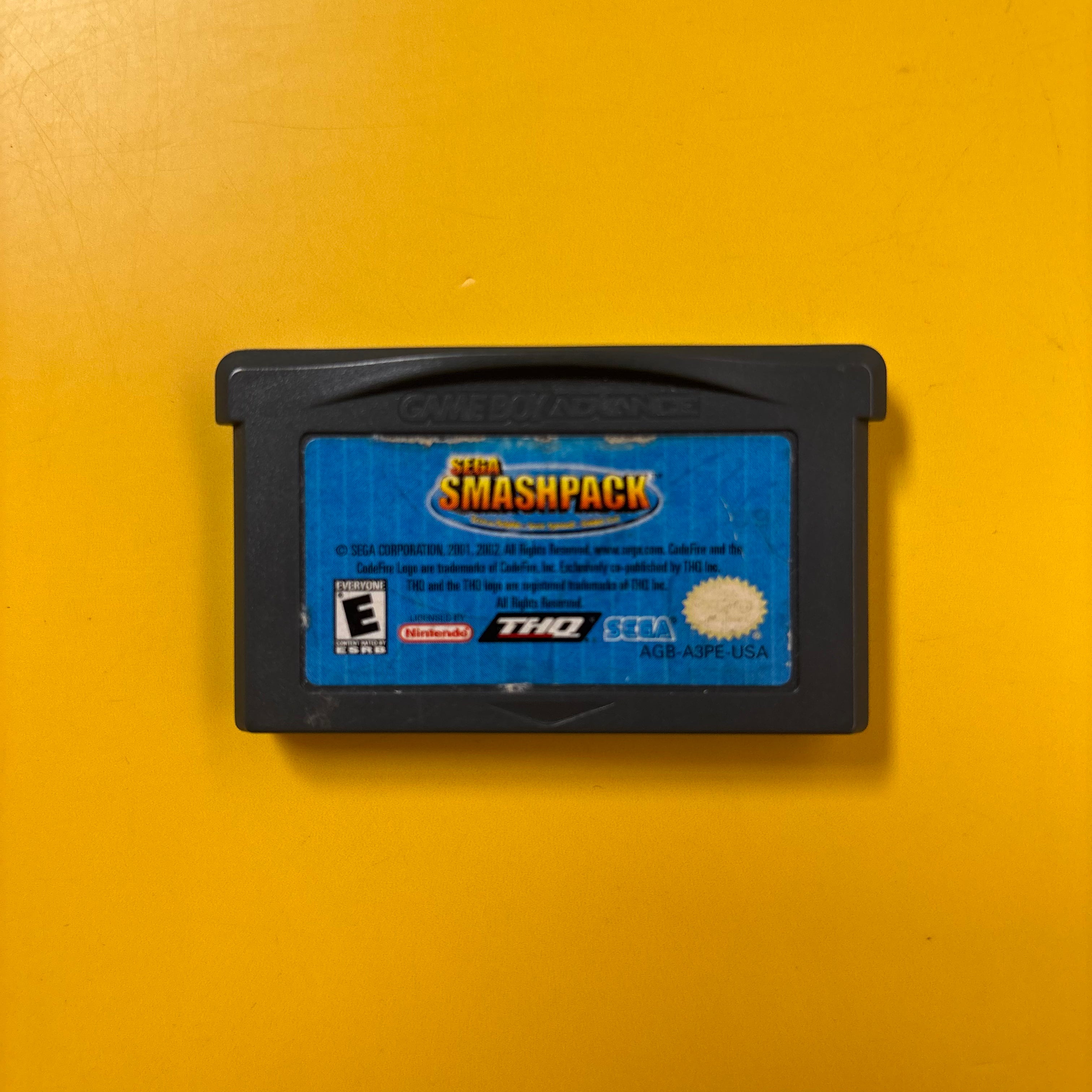 Game Boy Advance - SEGA Smash Pack