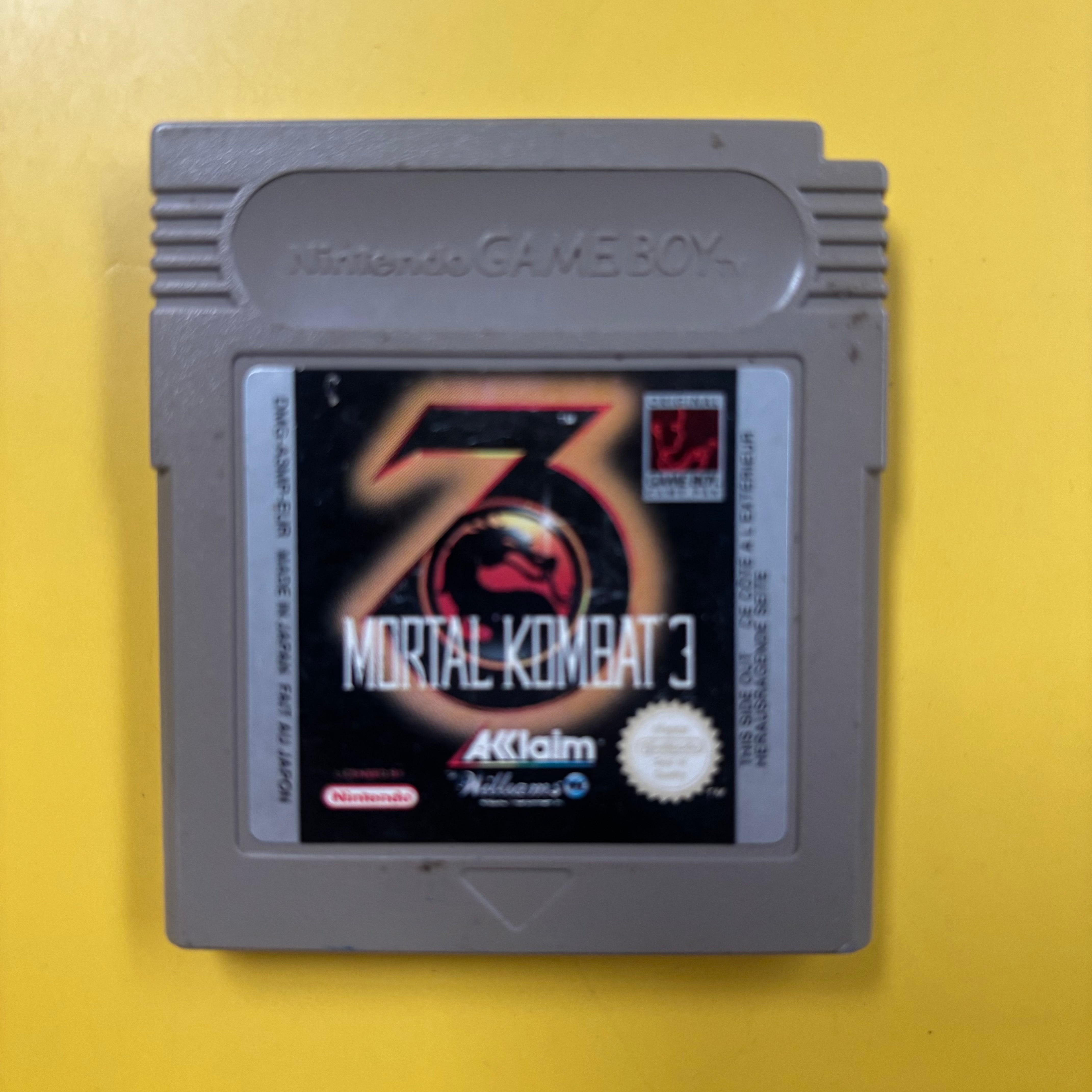 Game Boy - Mortal Kombat 3