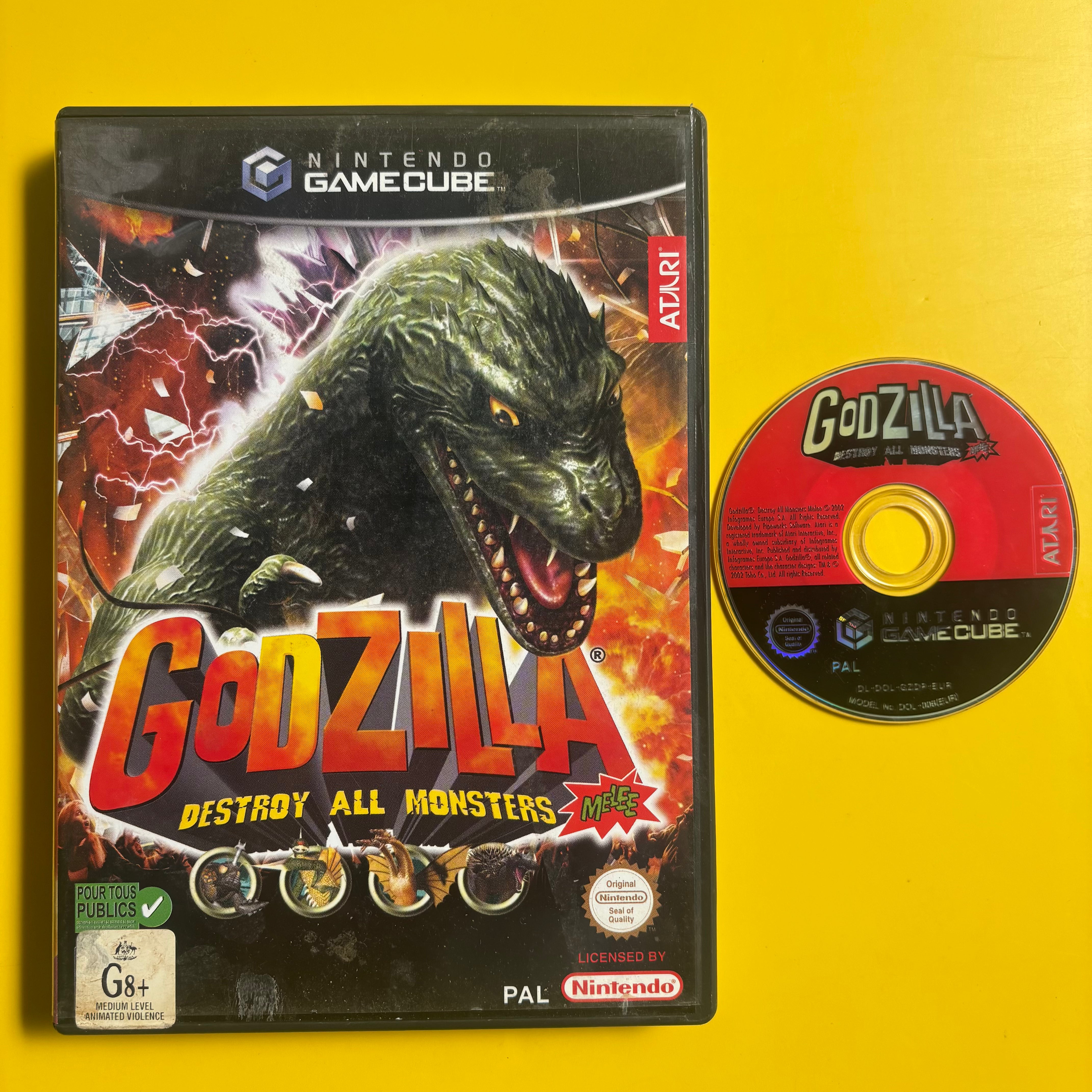 Nintendo GameCube - Godzilla Destroy All Monsters