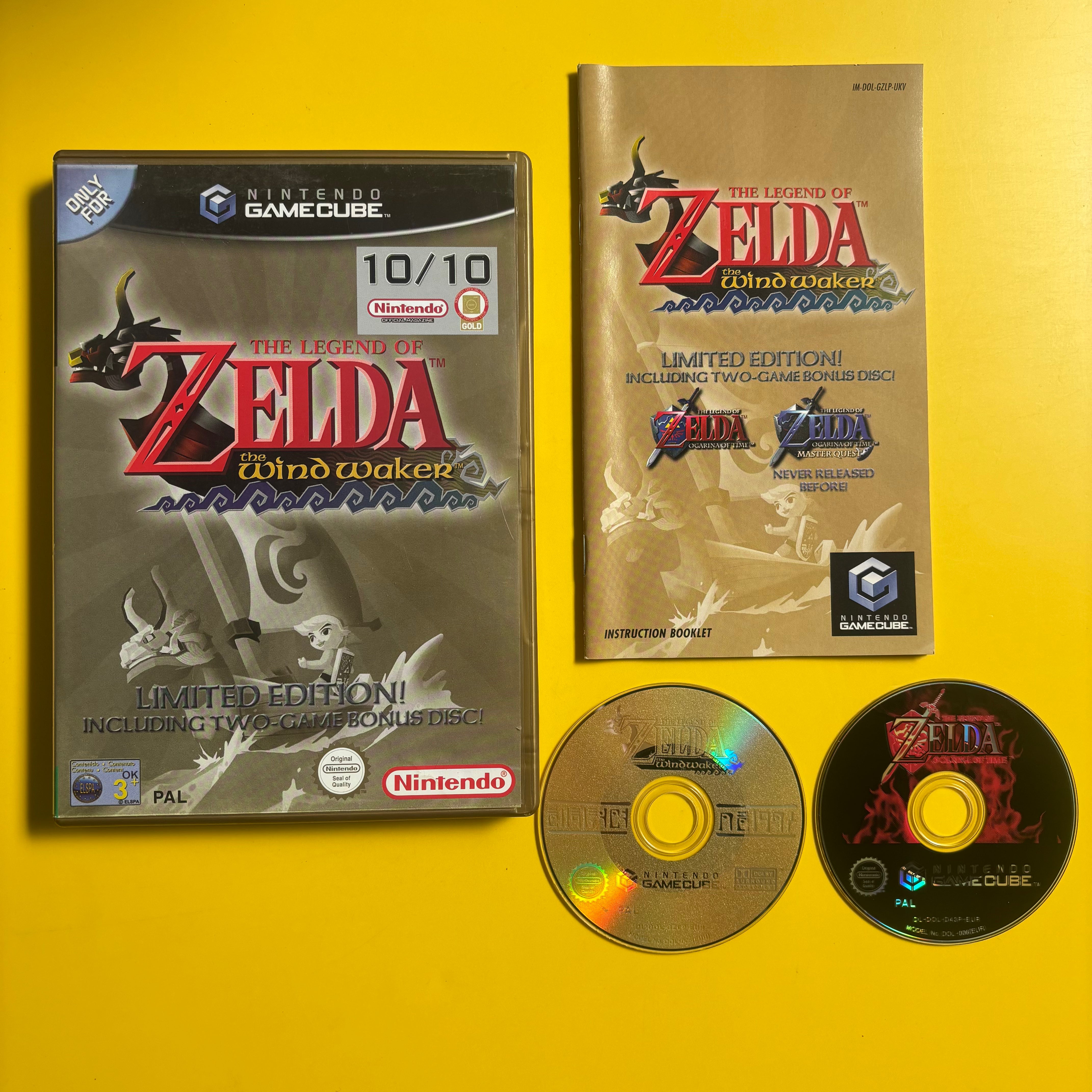 Nintendo GameCube - The Legend of Zelda The Wind Waker Limited Edition