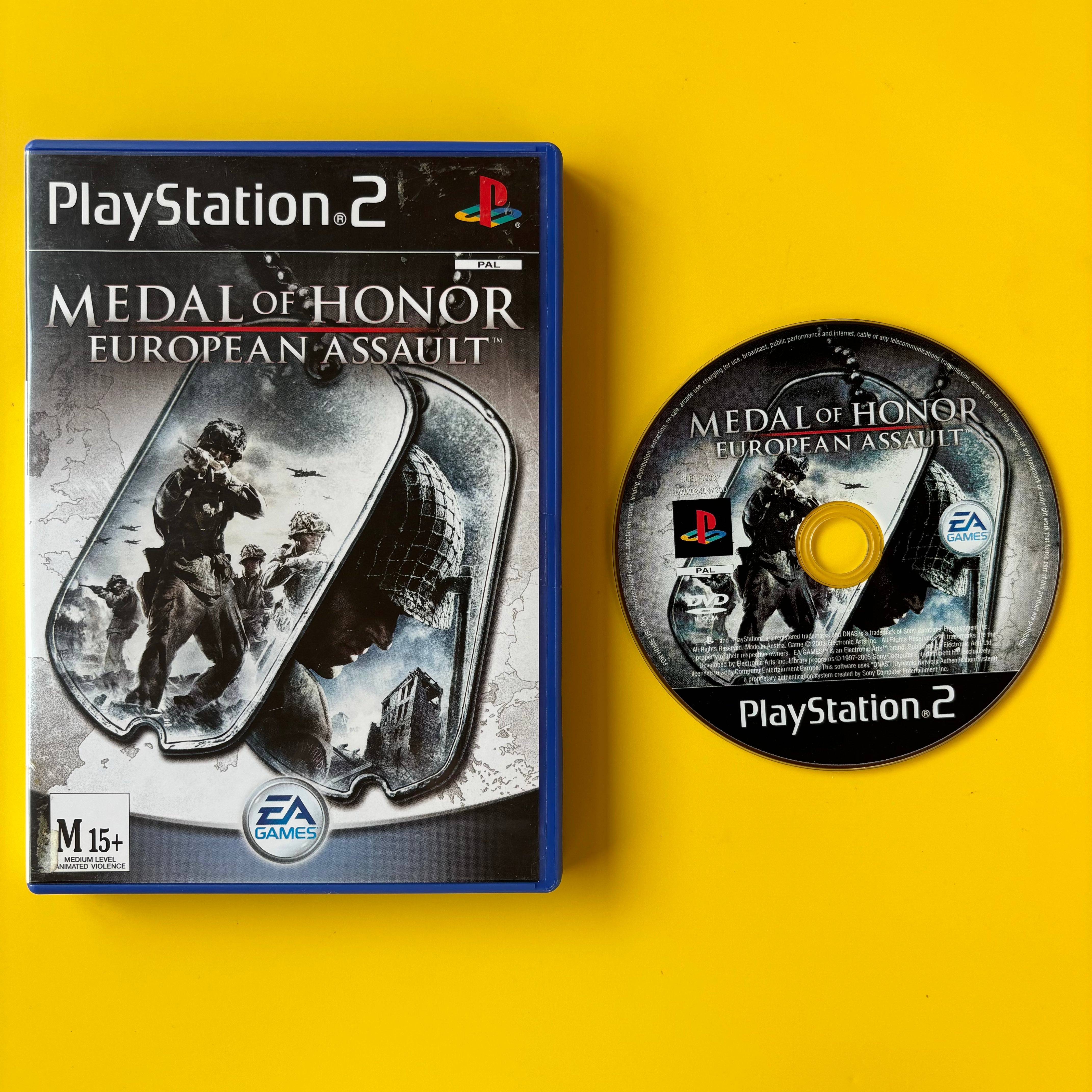 PS2 - Medal of Honor European Assault