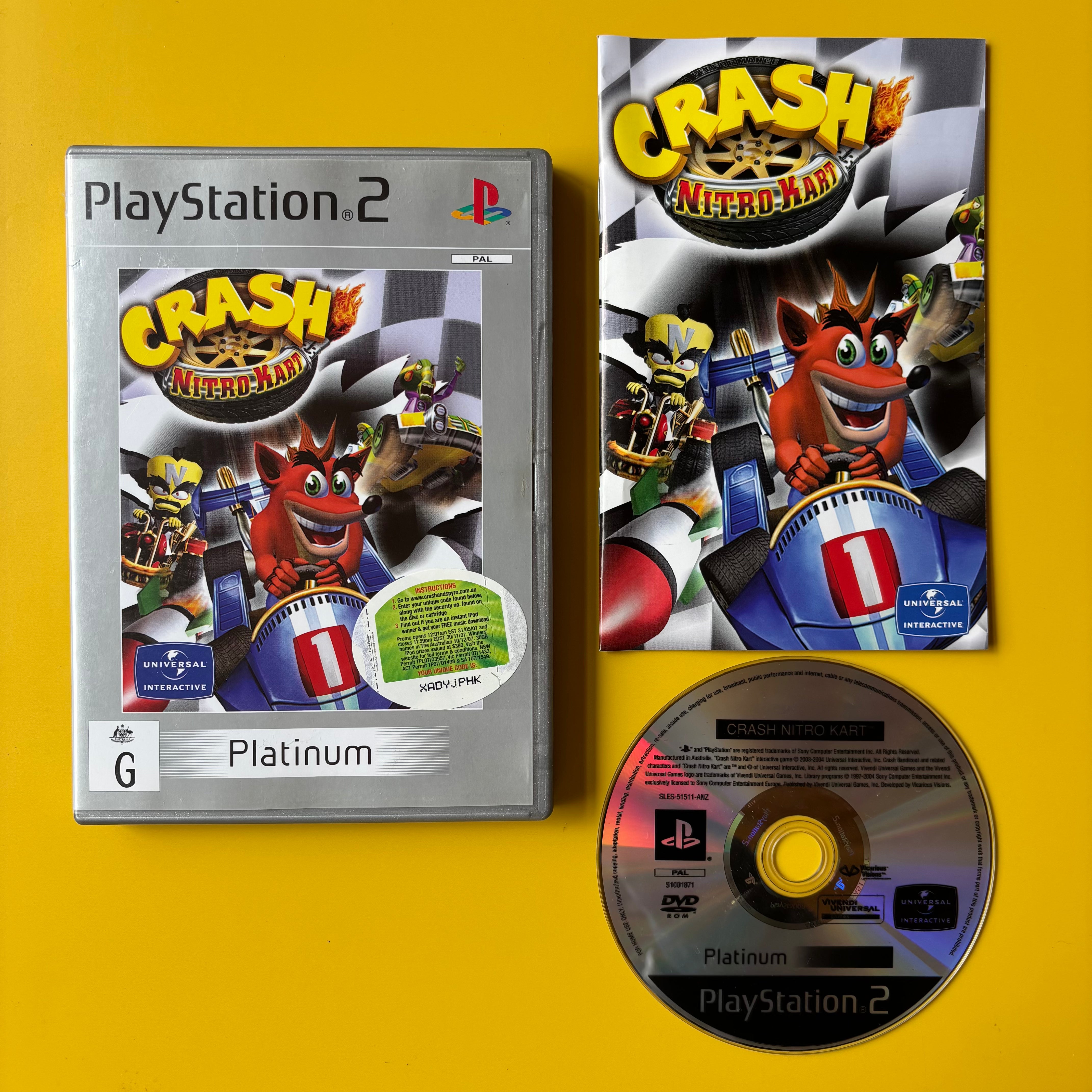 PS2 - Crash Nitro Kart