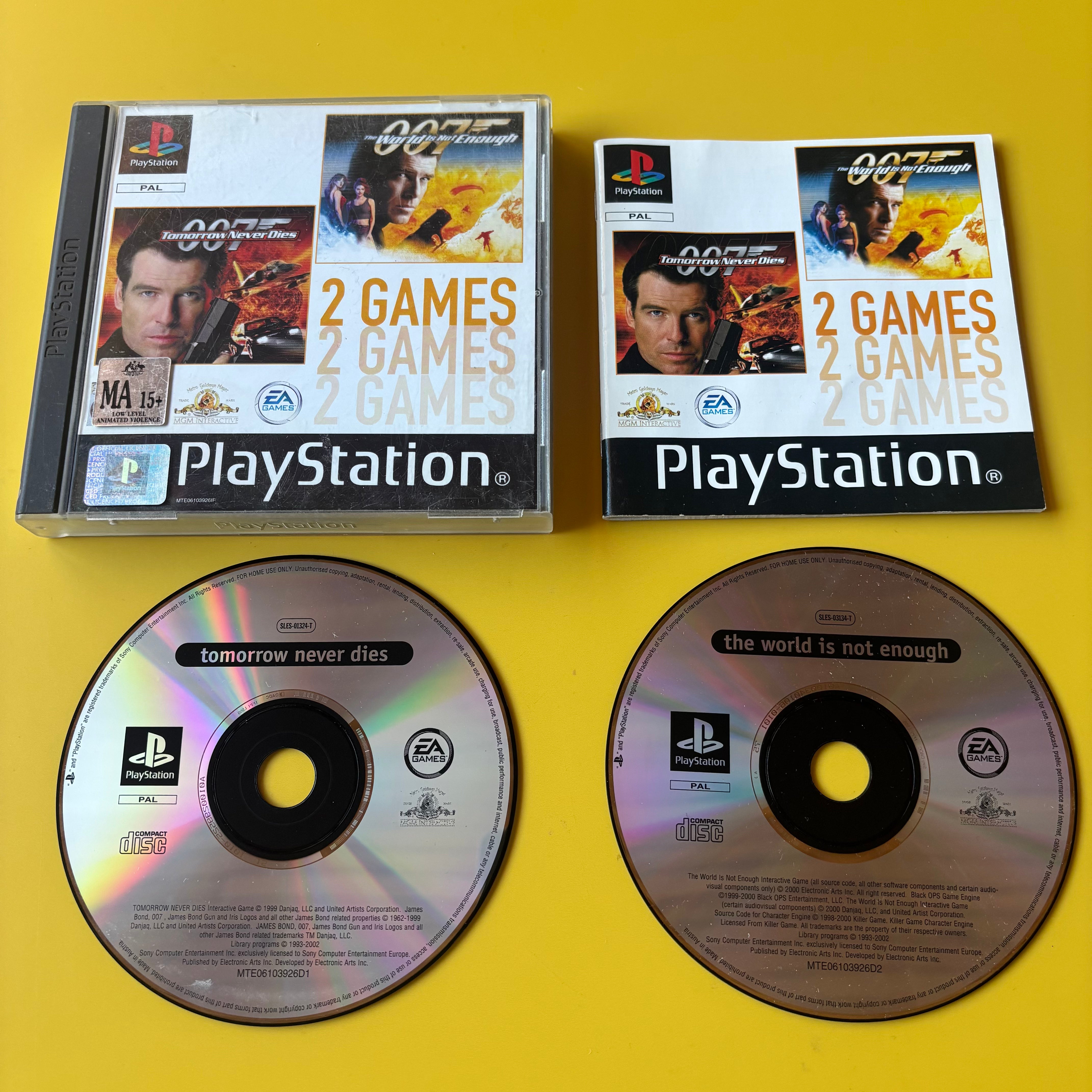 PS1 - 007 Tomorrow Never Dies &amp; The World is Not Enough