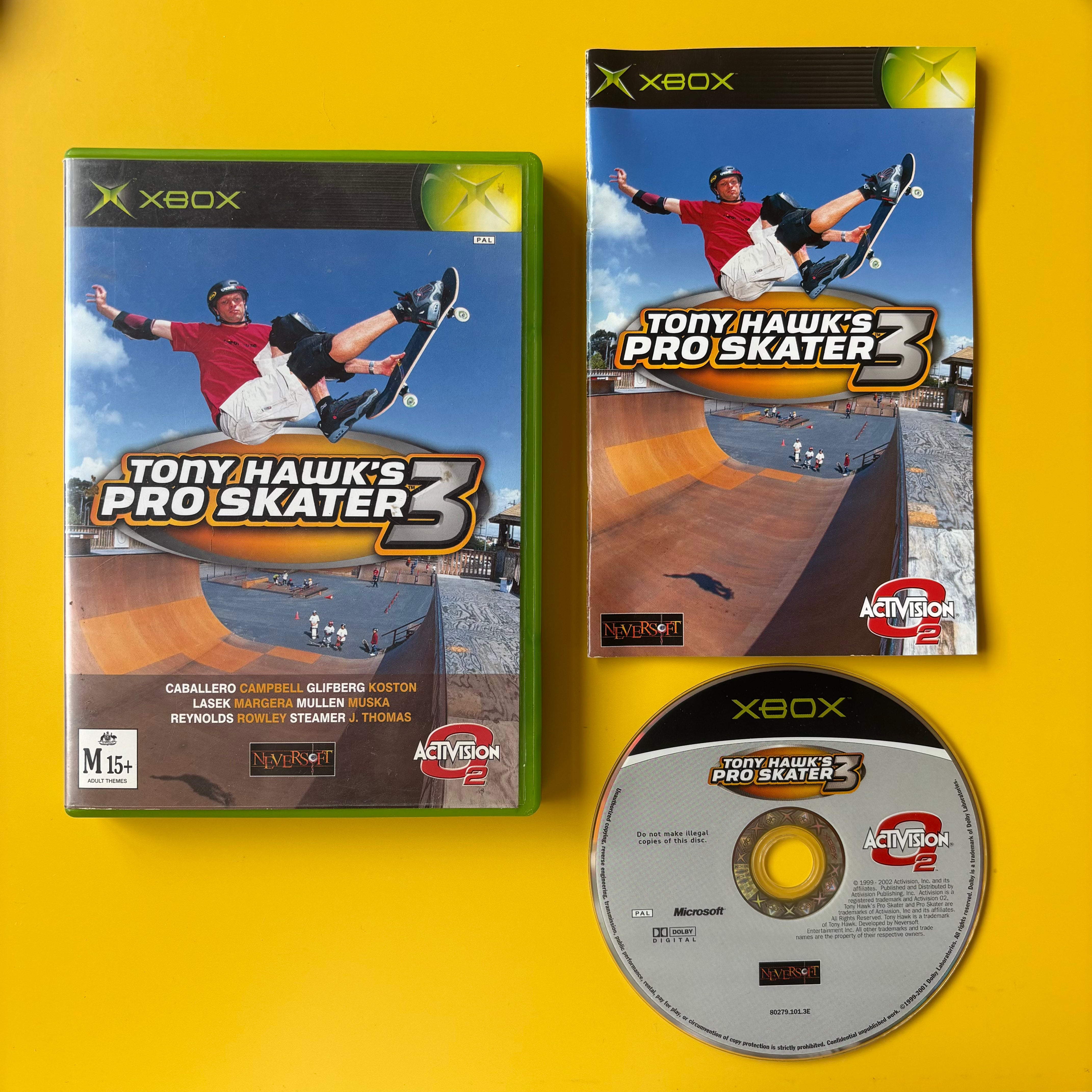 Xbox - Tony Hawk&#39;s Pro Skater 3