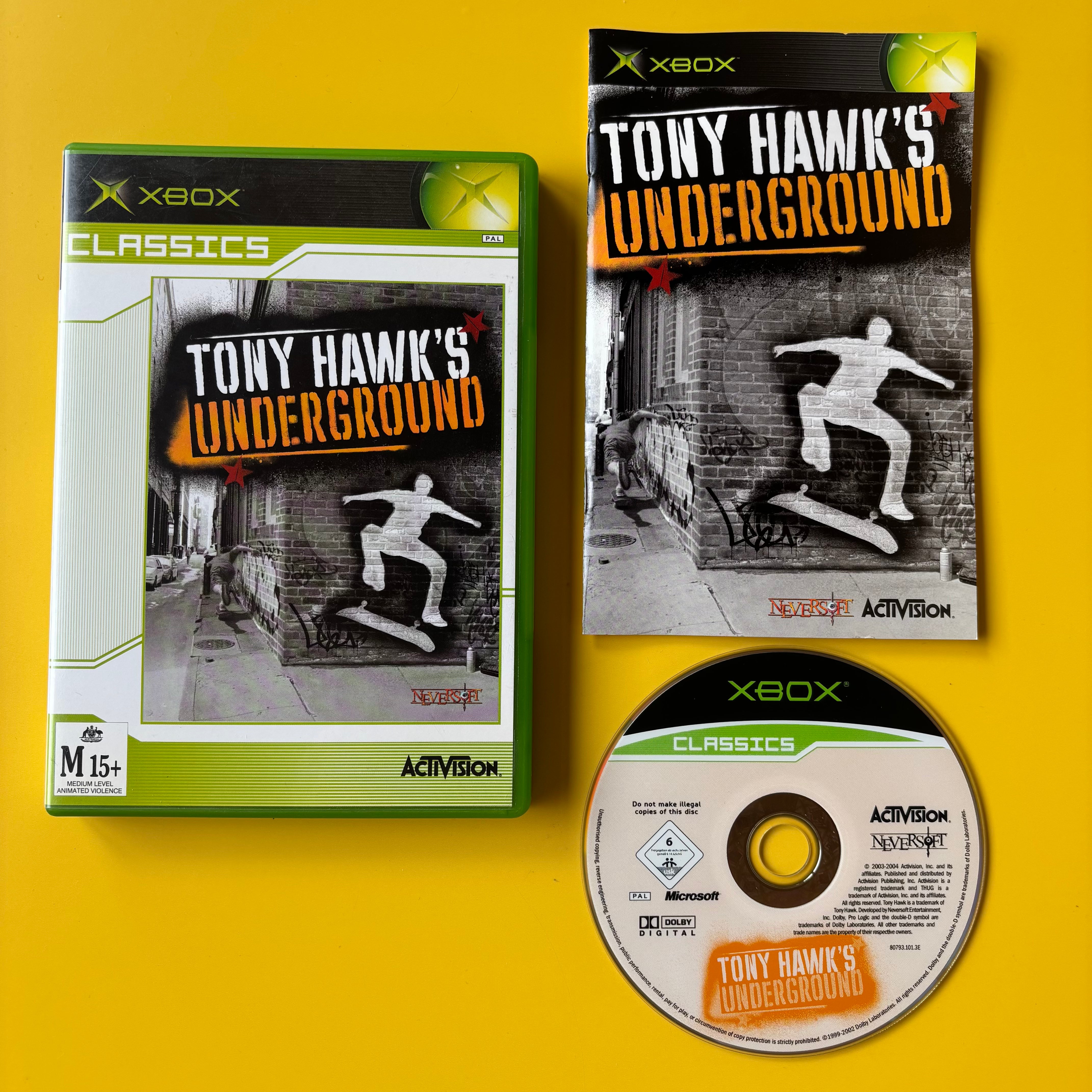 Xbox - Tony Hawk&#39;s Underground