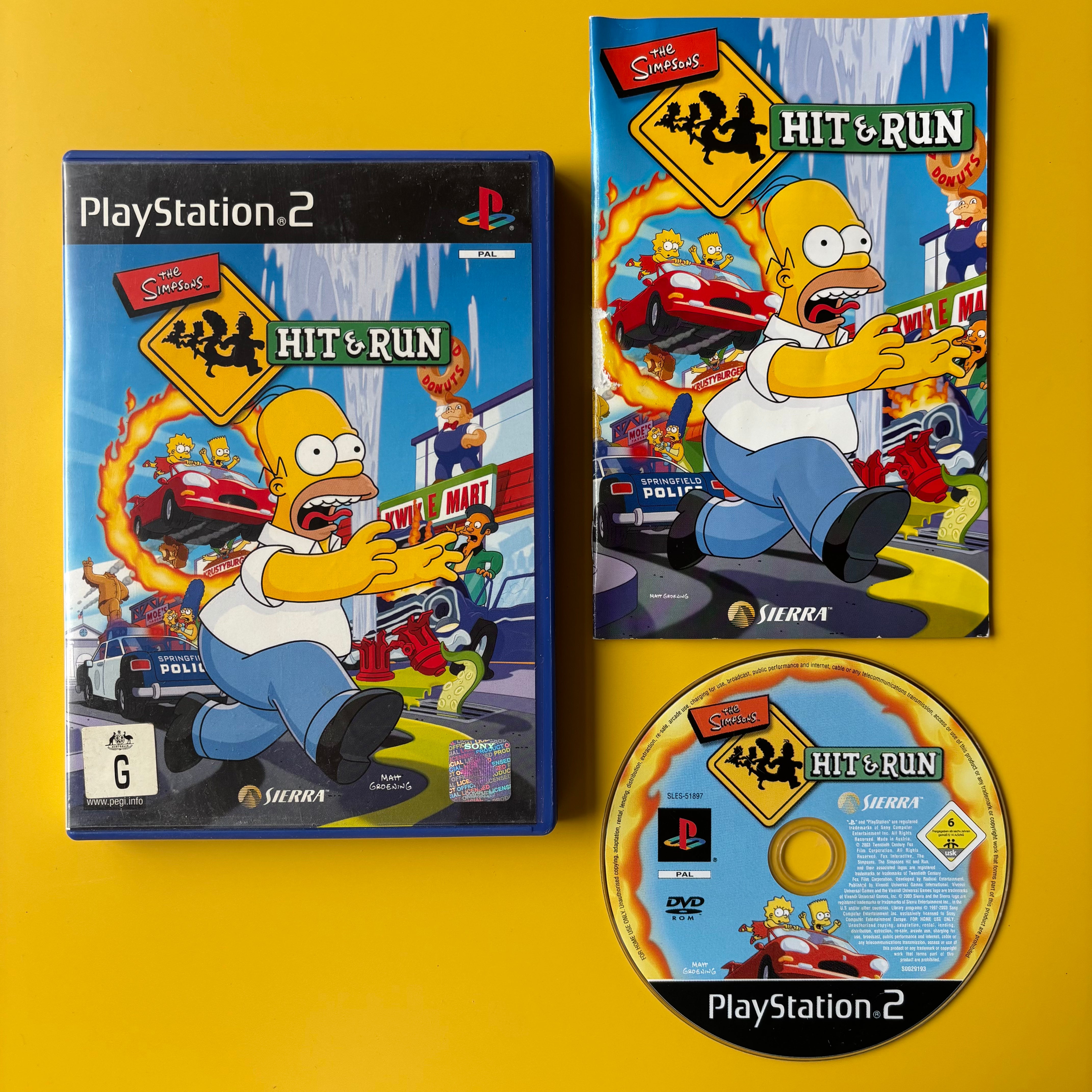 PS2 - The Simpsons Hit &amp; Run