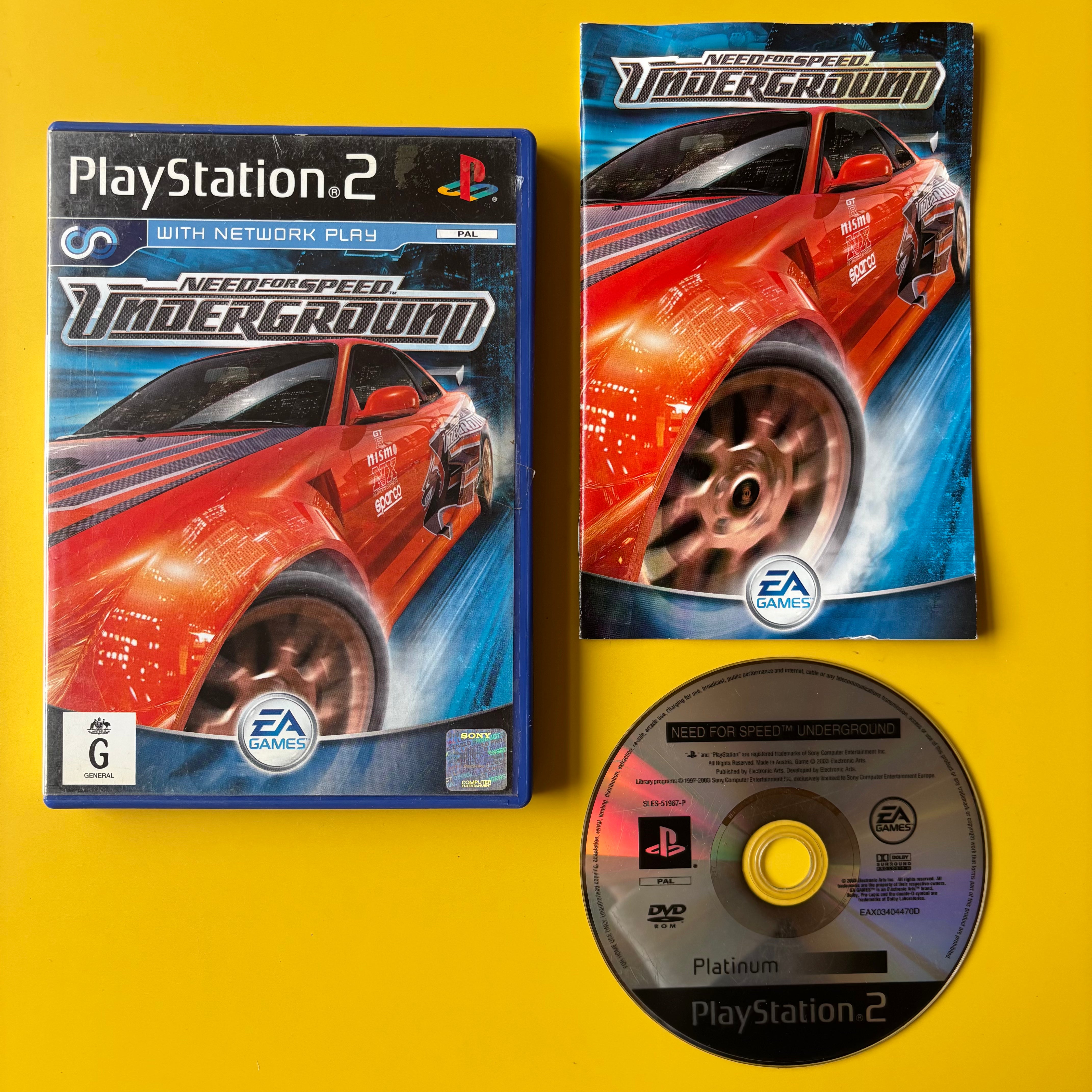 PS2 - Need for Speed Underground