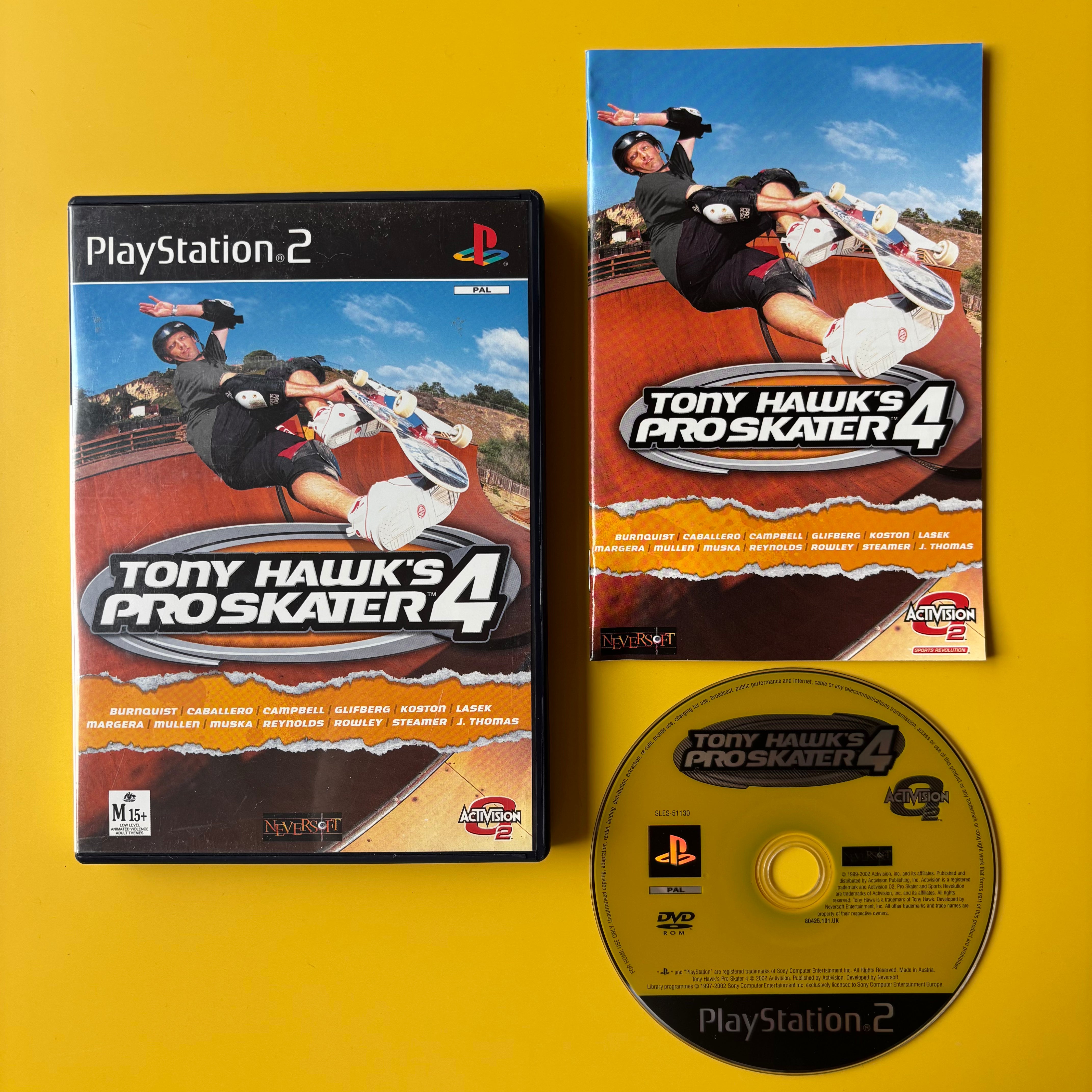 PS2 - Tony Hawk&#39;s Pro Skater 4
