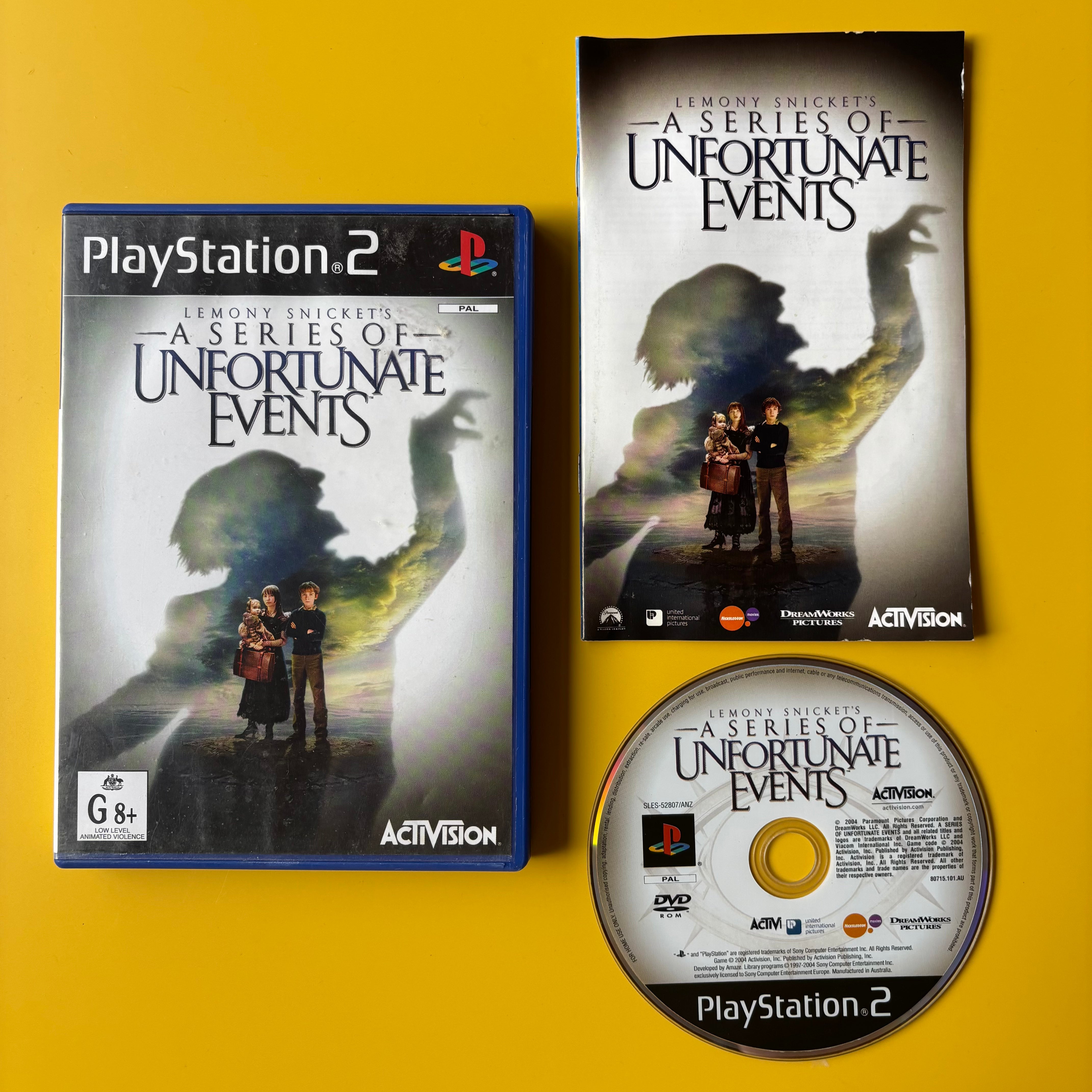 PS2 - Lemony Snicket&#39;s A Series of Unfortunate Events