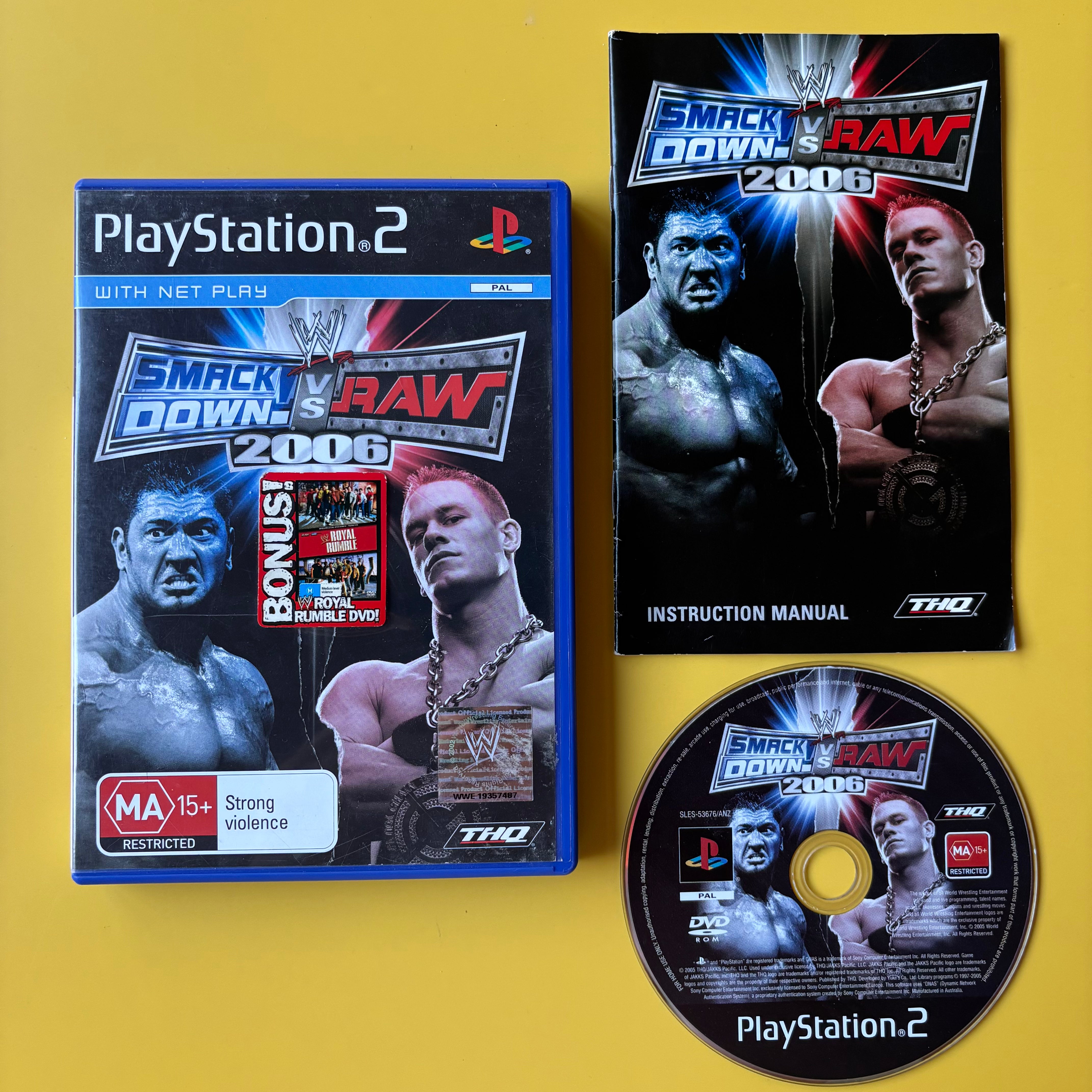 PS2 - WWE Smackdown! VS Raw 2006