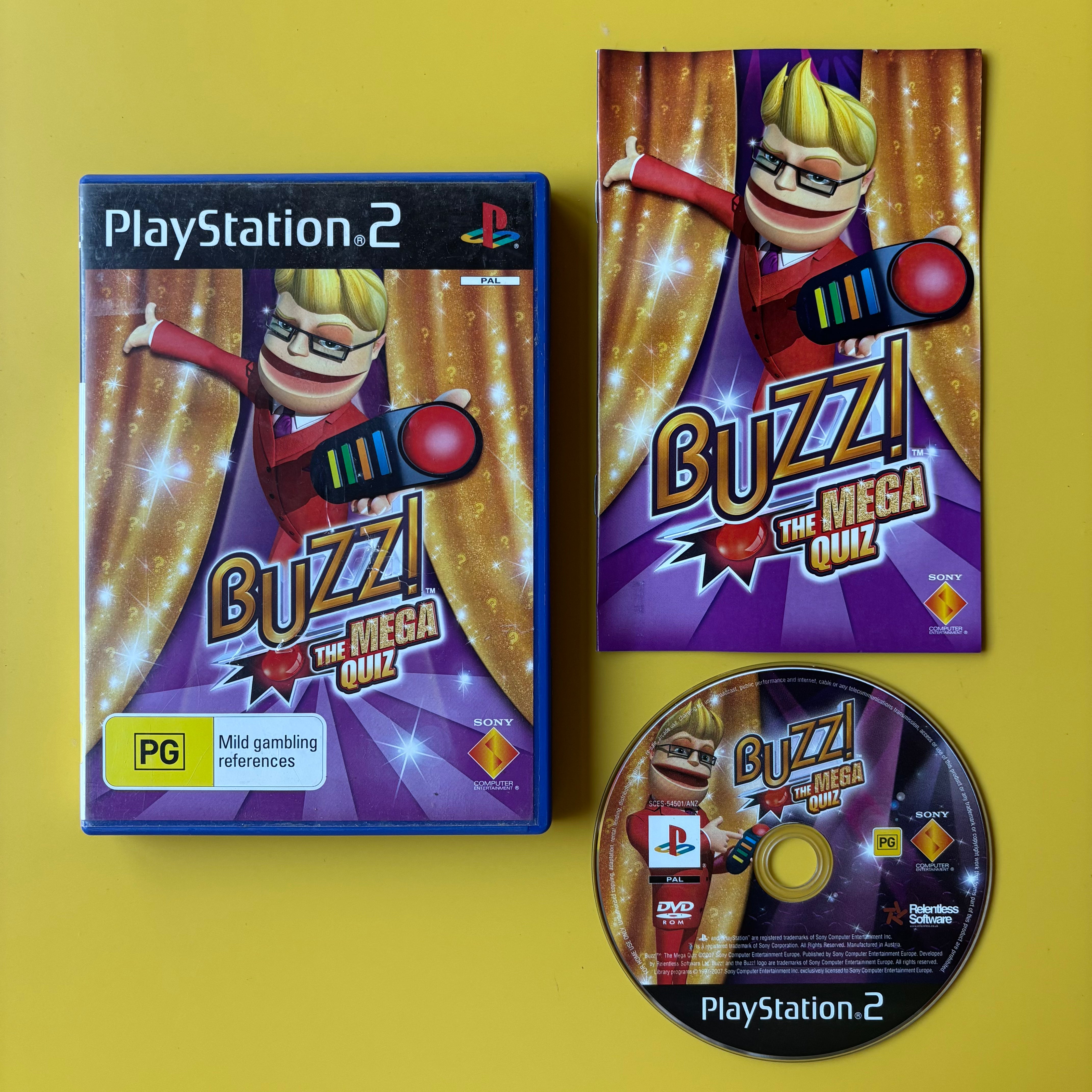 PS2 - Buzz!: The Mega Quiz