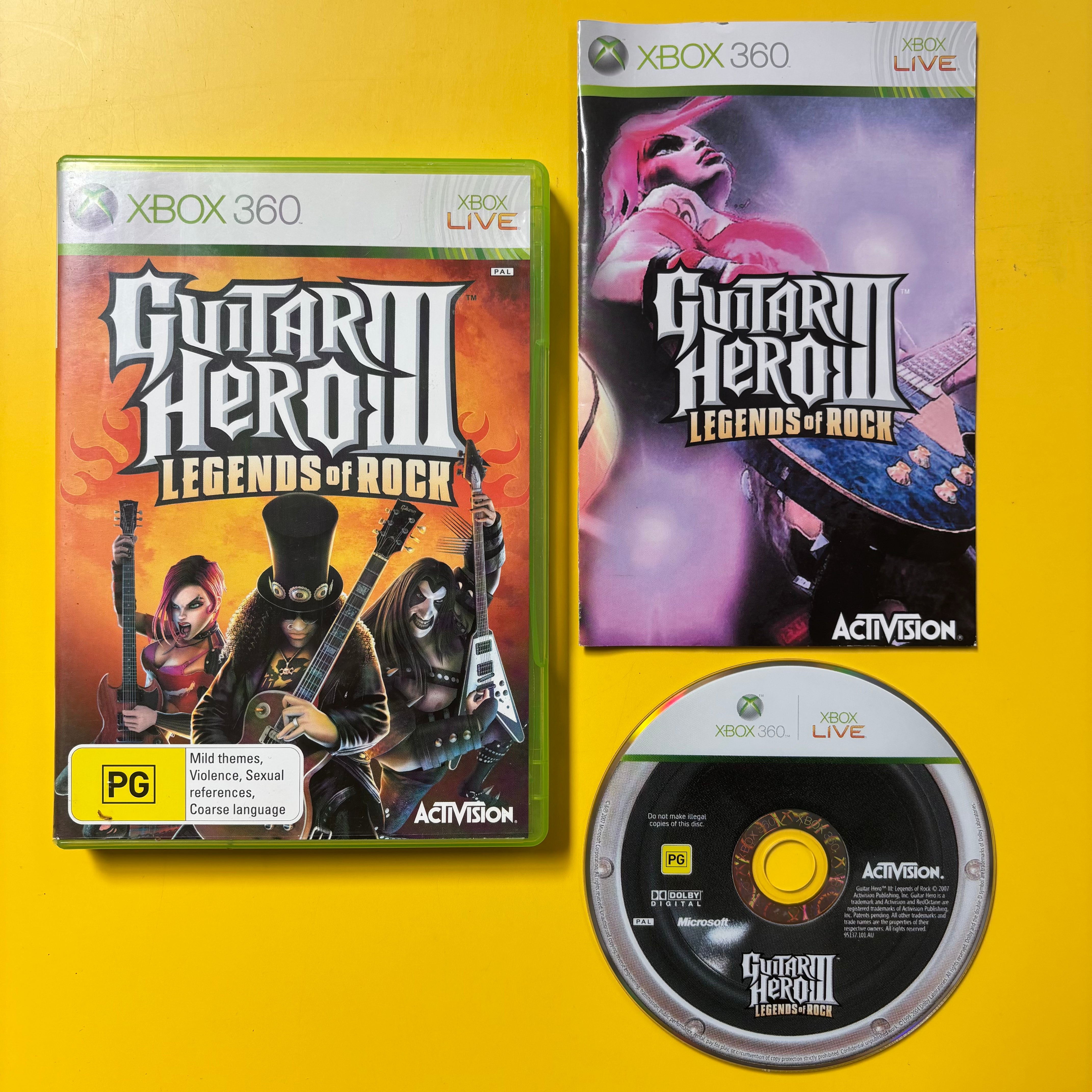 Xbox 360 - Guitar Hero III - Legends of Rock
