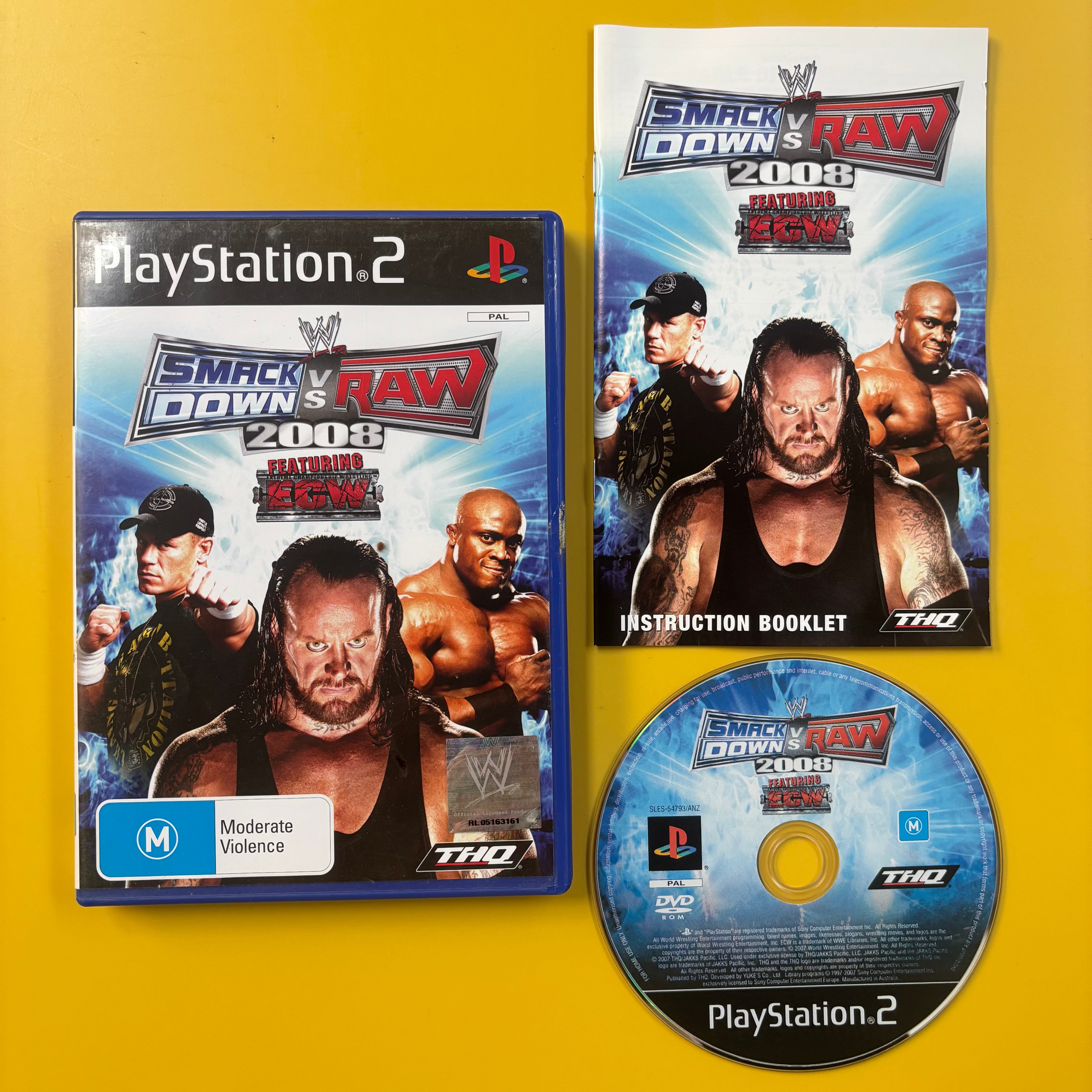 PS2 - WWE Smackdown! VS Raw 2008