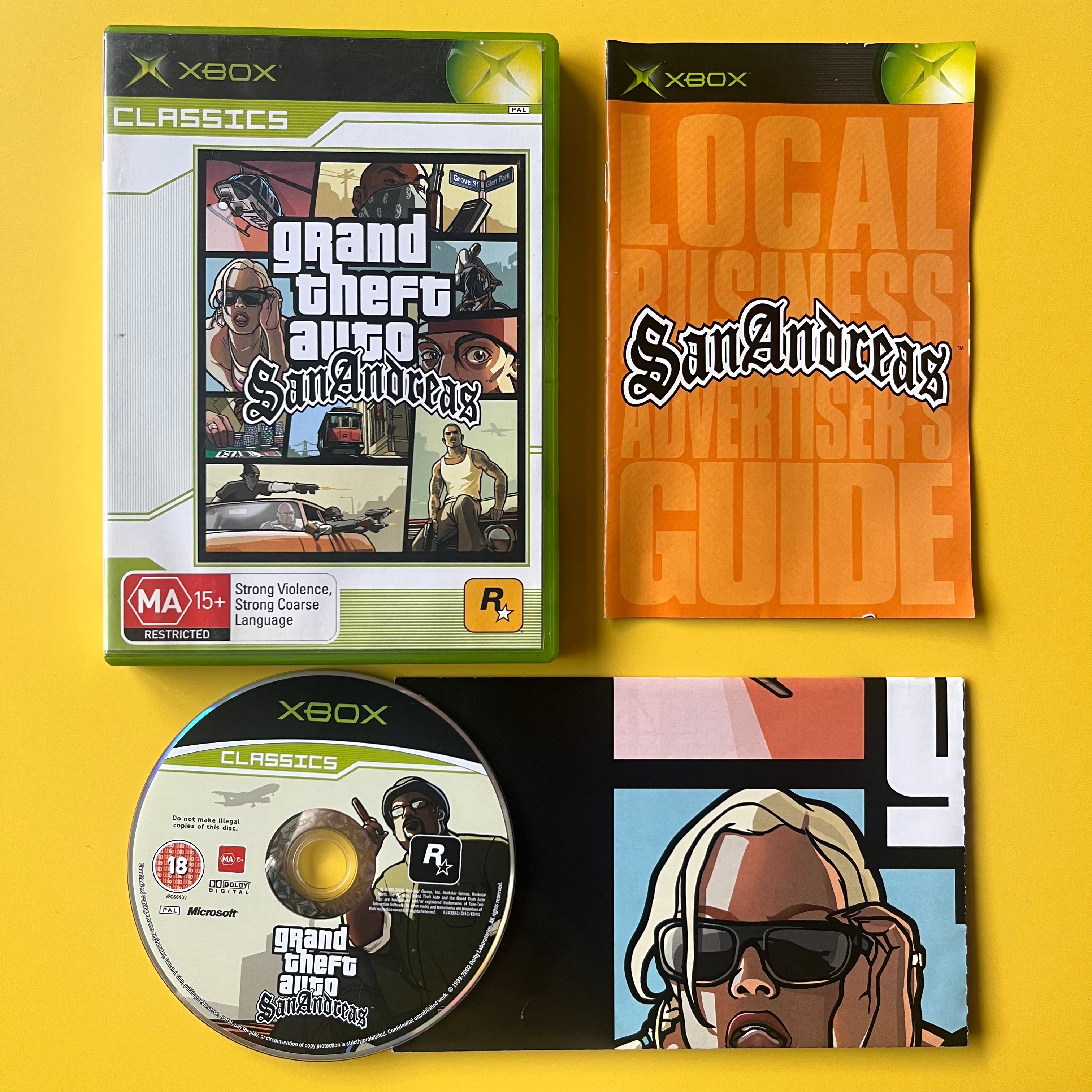 Xbox - Grand Theft Auto San Andreas - Classics