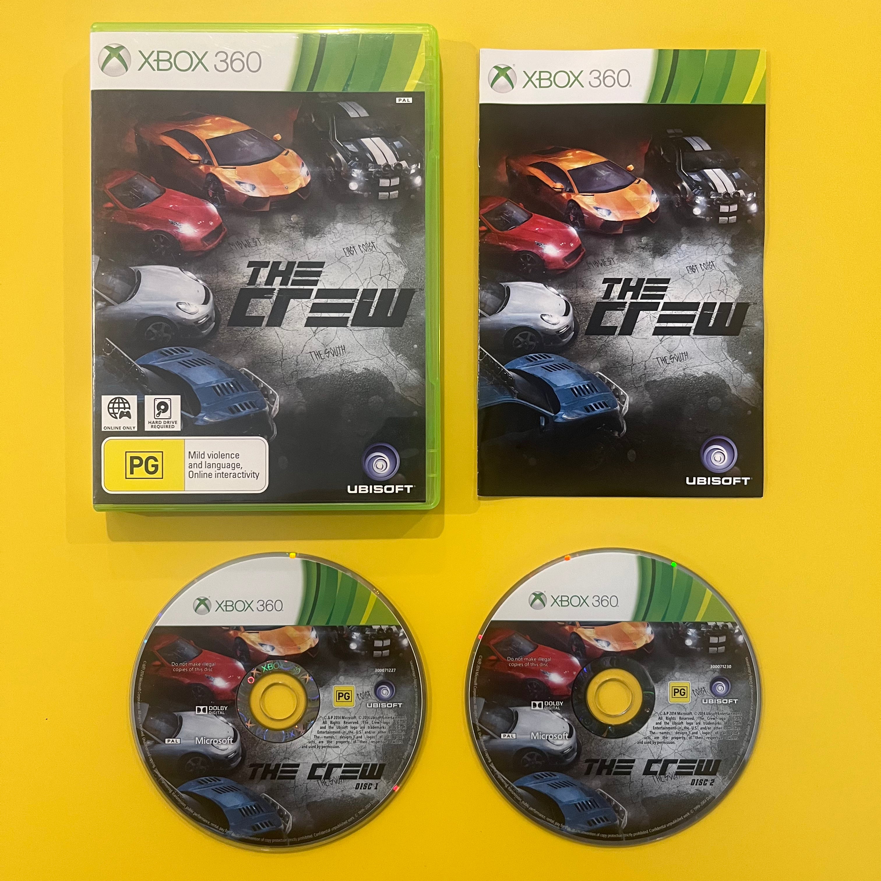 Jeu The Crew Pour Xbox 360 - Version Française PAL Complète (boîte + Manuel), Bon état
